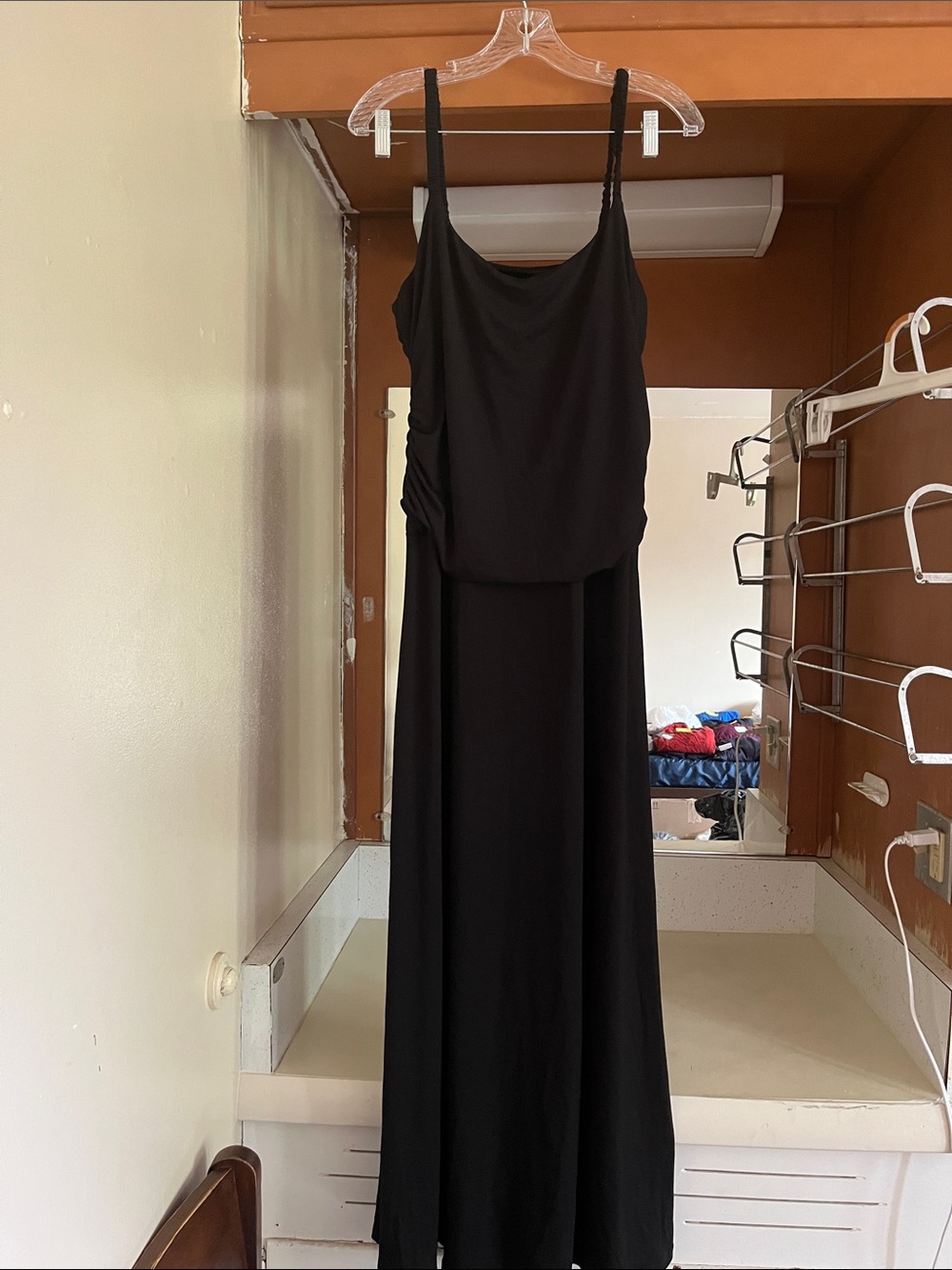wild fable Black Sleeveless Maxi Dress